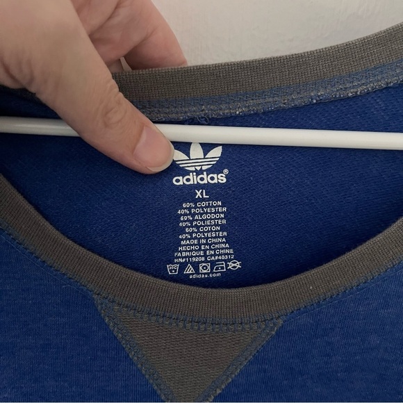 NBA Golden State Warriors Adidas Women’s Pullover Long Sleeve Shirt Blue Gray XL - Picture 2 of 11